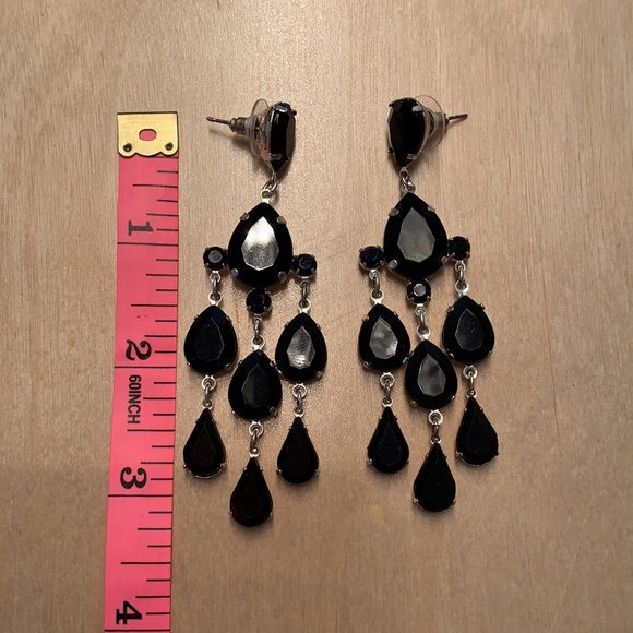 Pair of Sparkly Chandelier Earrings - Picture 4 of 7